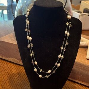 Premier Design Pearl and Bead Necklace